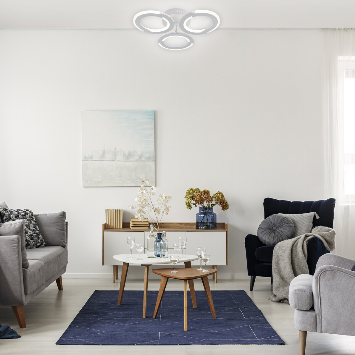 Escada 10275/3 LED*43W White — изображение 6