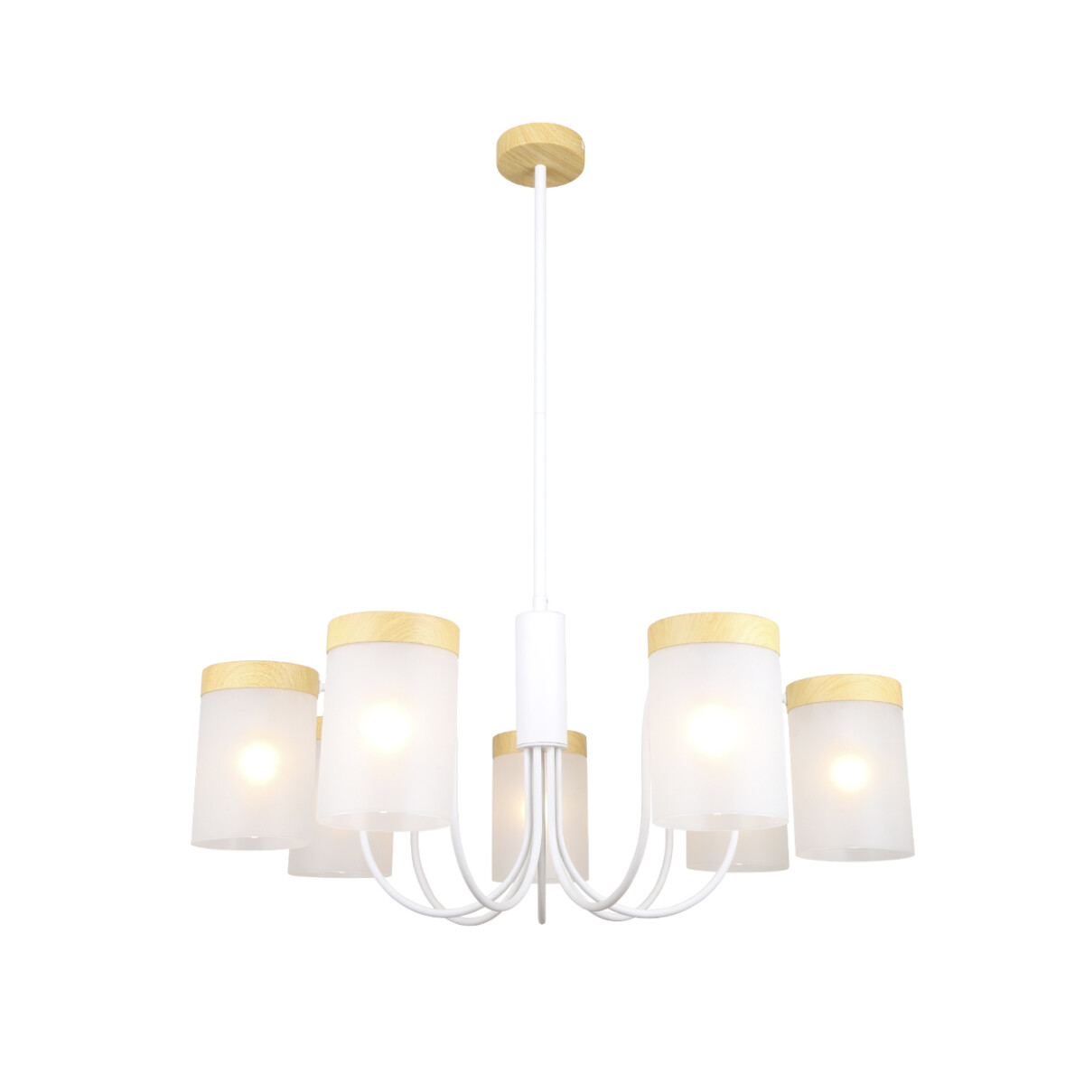 Escada 1172/7P E14*40W White/Wood — изображение 1