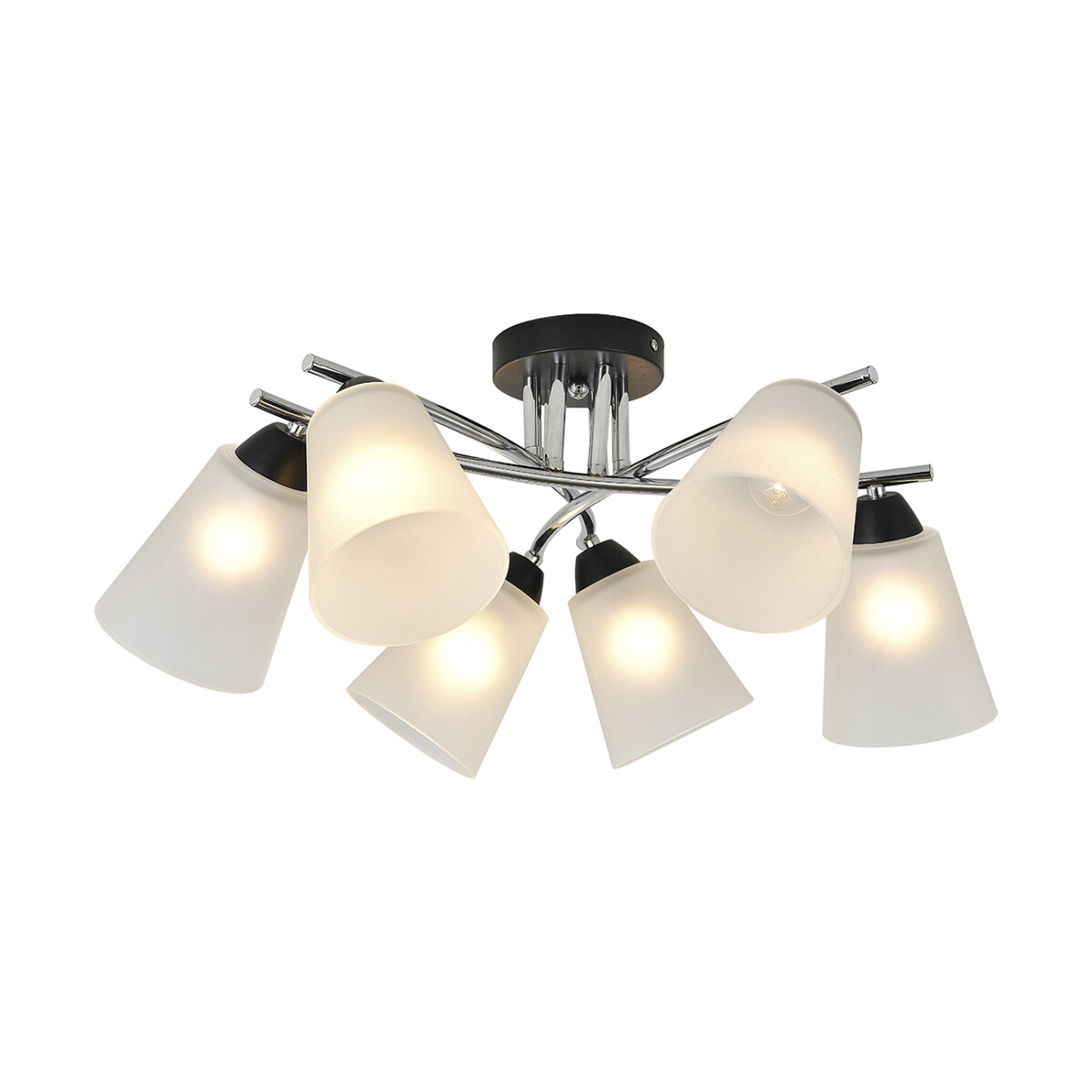 Escada 2132/6P E27*60W Black/Chrome — изображение 3