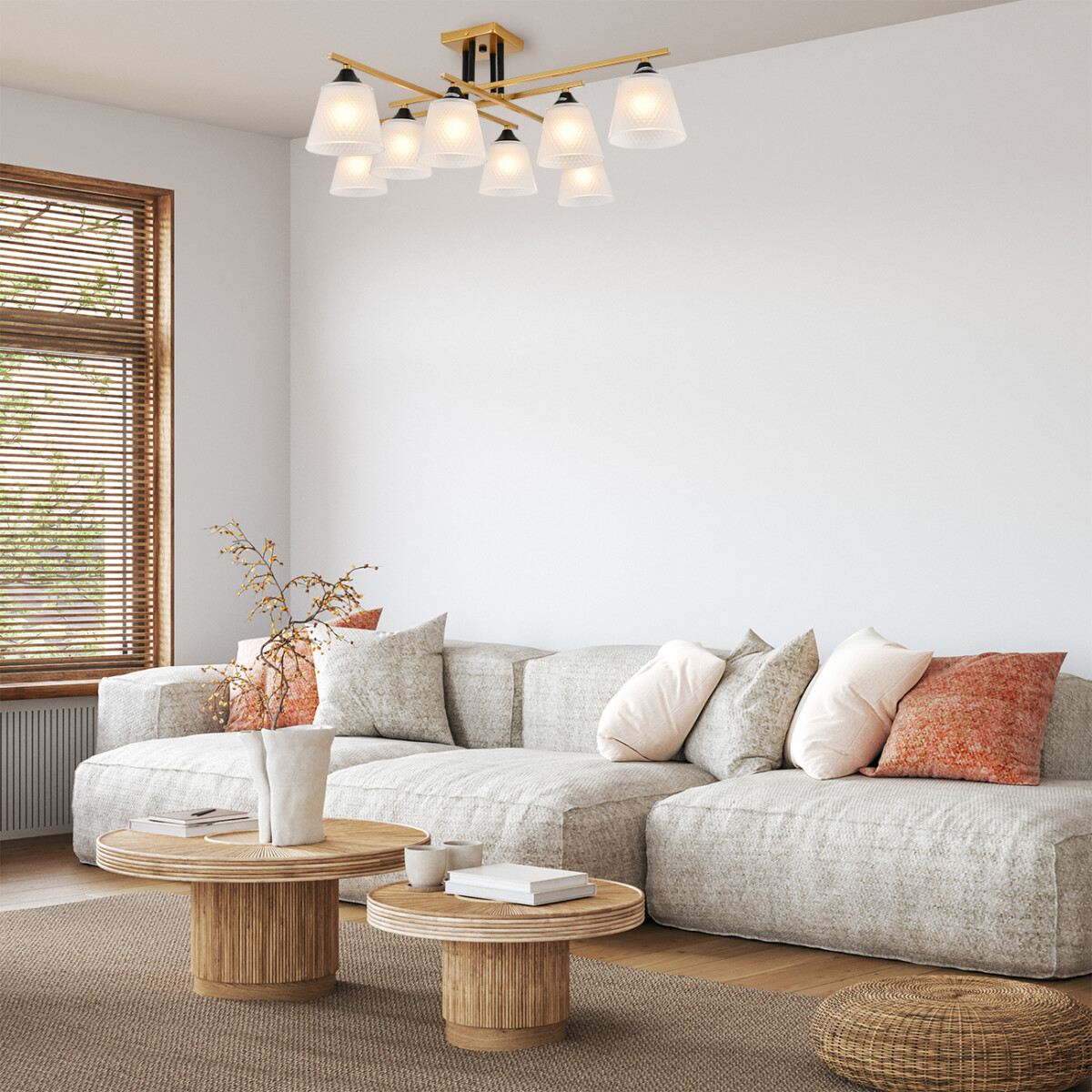 Escada 2128/8P E27*40W Champagne gold/Black — изображение 5