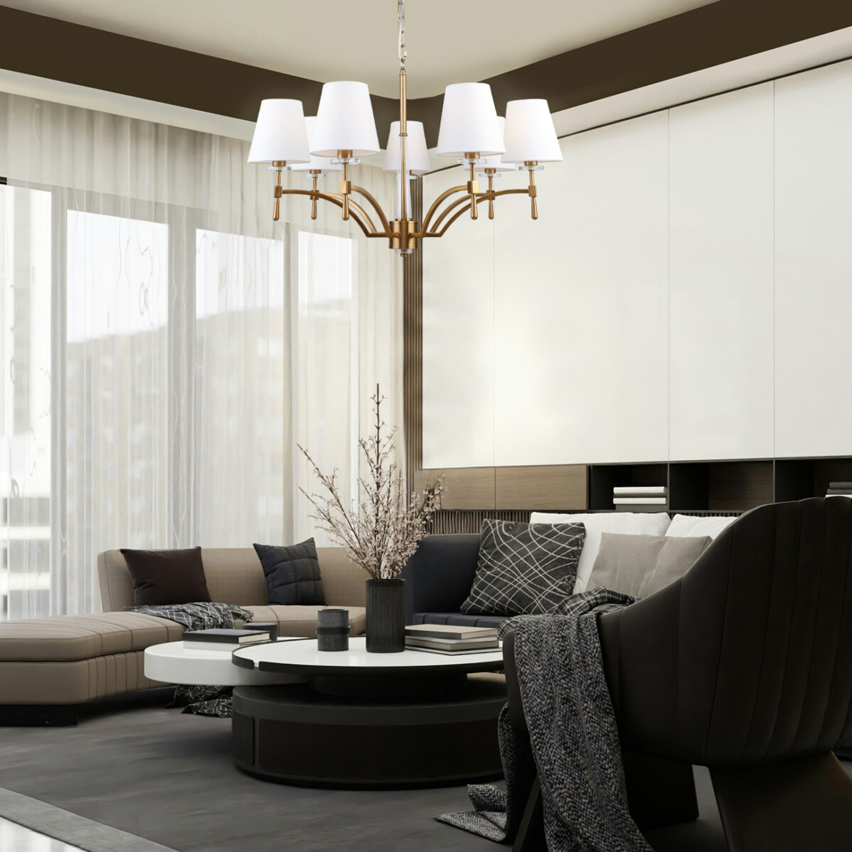 Escada 10163/7PL E14*40W Brass — изображение 3