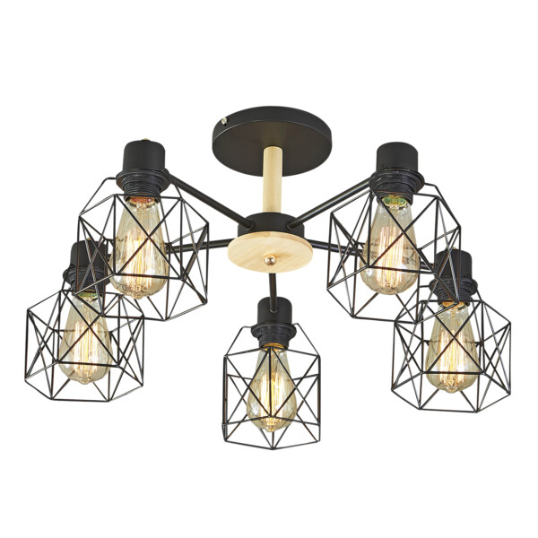 Escada 508/5PL E27*60W Black