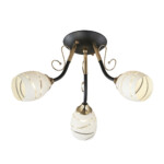 CAMILA 1112/3P 3хЕ27х60W черн ESCADA