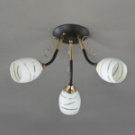 CAMILA 1112/3P 3хЕ27х60W черн ESCADA — изображение 2