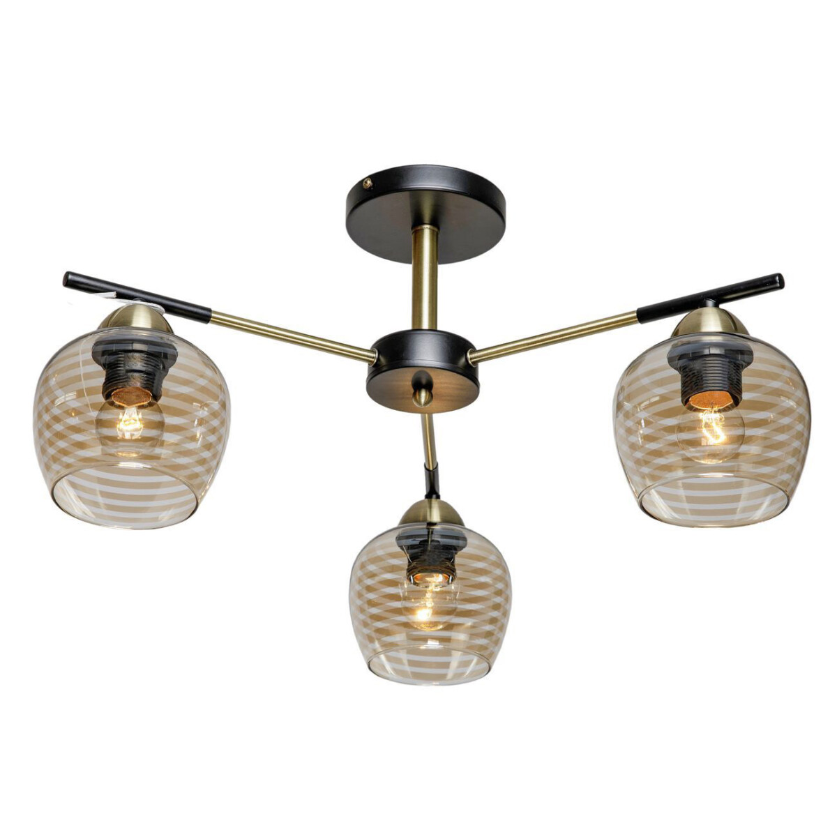 Escada 1123/3P E27*40W Antique brass/Black — изображение 1