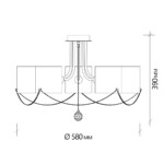 Escada 683/5P E14*40W Chrome — изображение 7