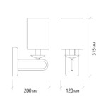 в наличии Escada 10166/1A E14*40W Chrome - купить в интернет-магазине Светильники Торг