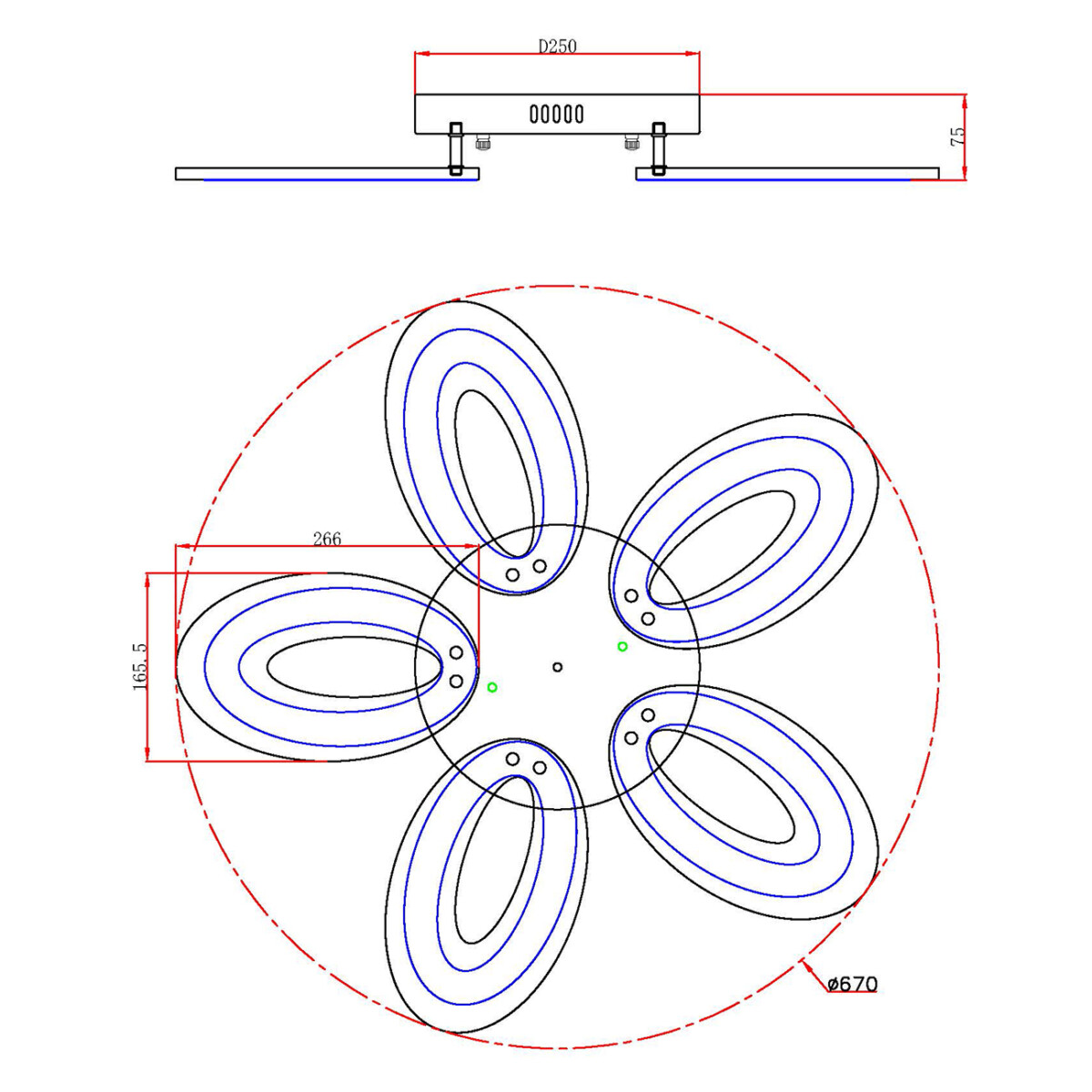 Escada 10211/5 LED*75W White — изображение 7