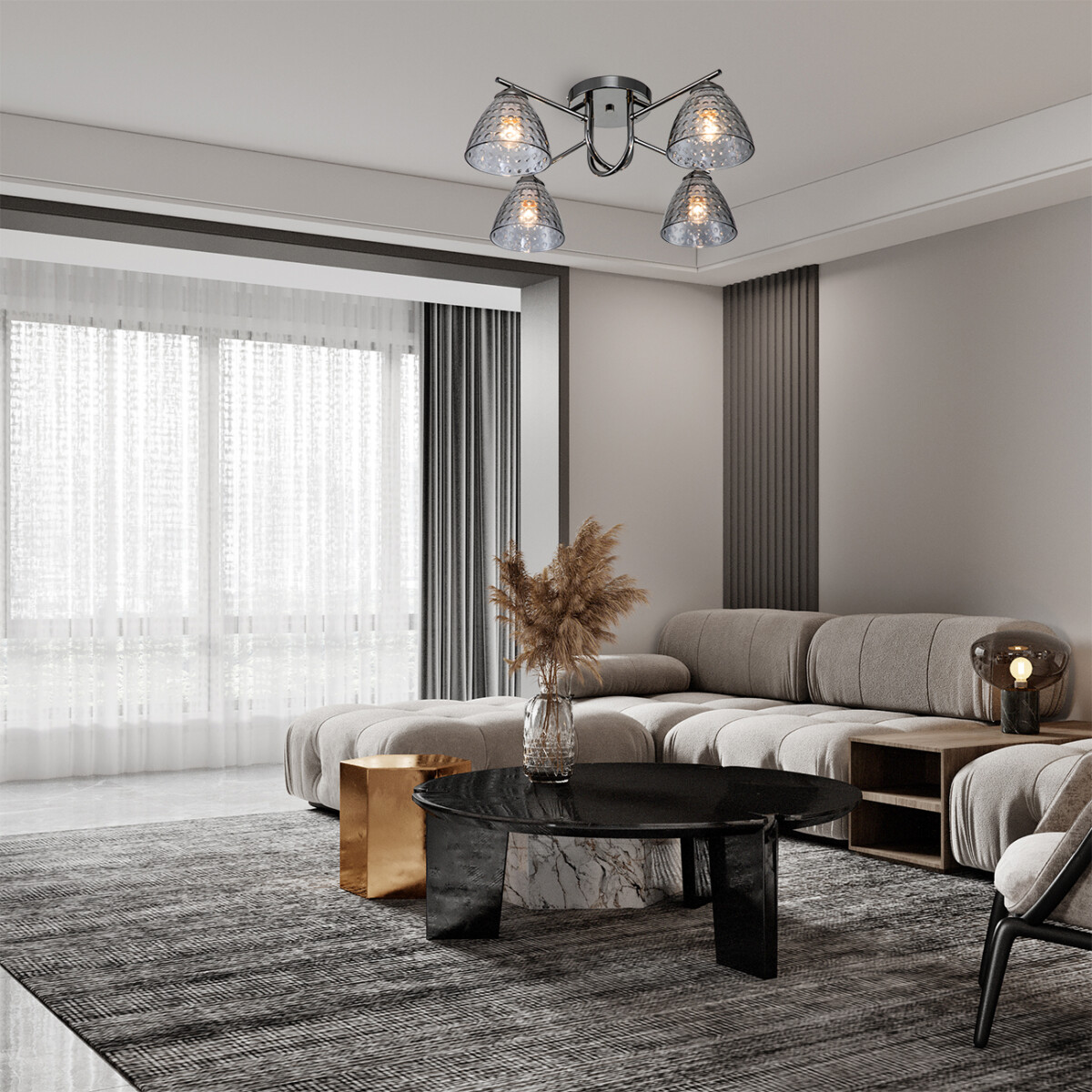 Escada 659/4PL E27*60W Black — изображение 5