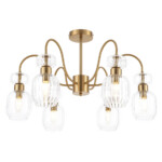 Escada 1141/6PL E14*60W Antigue copper/Clear