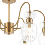 Escada 1141/6PL E14*60W Antigue copper/Clear — изображение 4