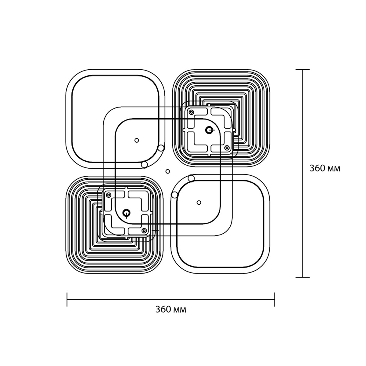 Escada 10230/4 LED*45W White — изображение 8