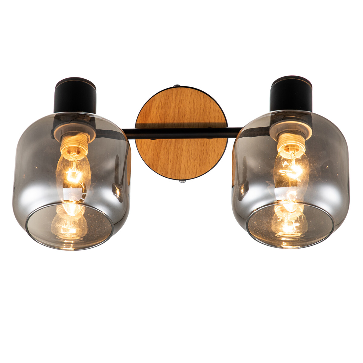 Escada 10177/2A E14*40W Black/Chrome/Wood — изображение 3