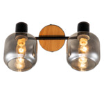 Escada 10177/2A E14*40W Black/Chrome/Wood — изображение 3