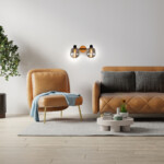 Escada 10177/2A E14*40W Black/Chrome/Wood — изображение 5