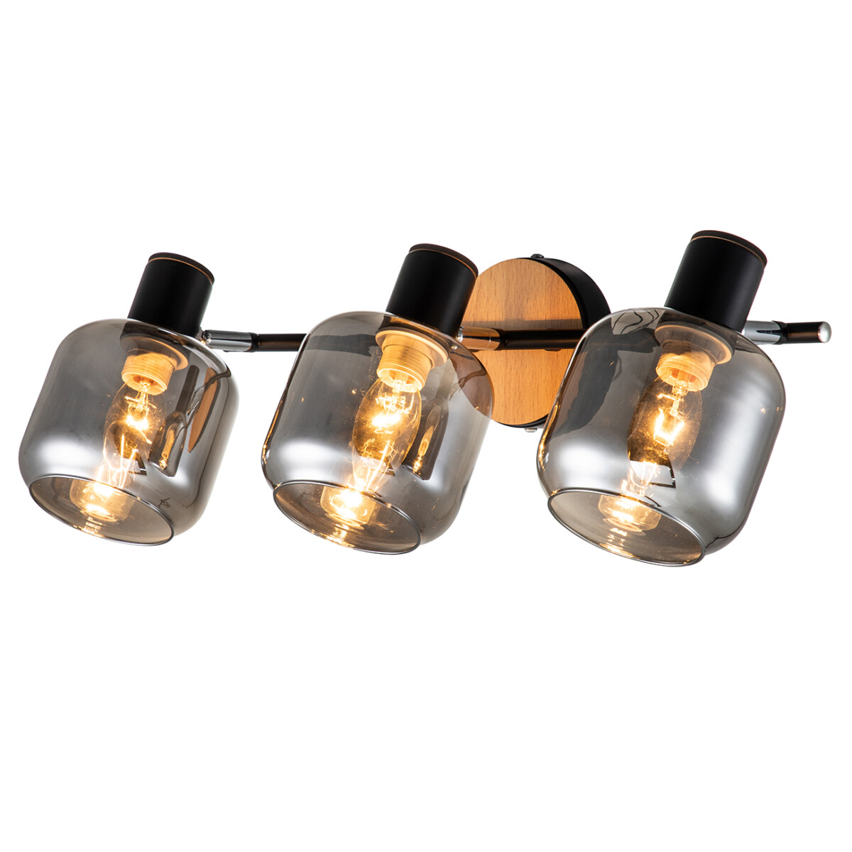 l87150 Escada 10177/3A E14*40W Black/Chrome/Wood — изображение 1