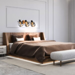 Escada 10177/3A E14*40W Black/Chrome/Wood — изображение 5