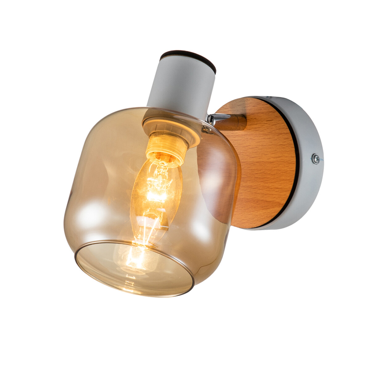 l87160 Escada 10177/1A E14*40W White/Chrome/Wood — изображение 1