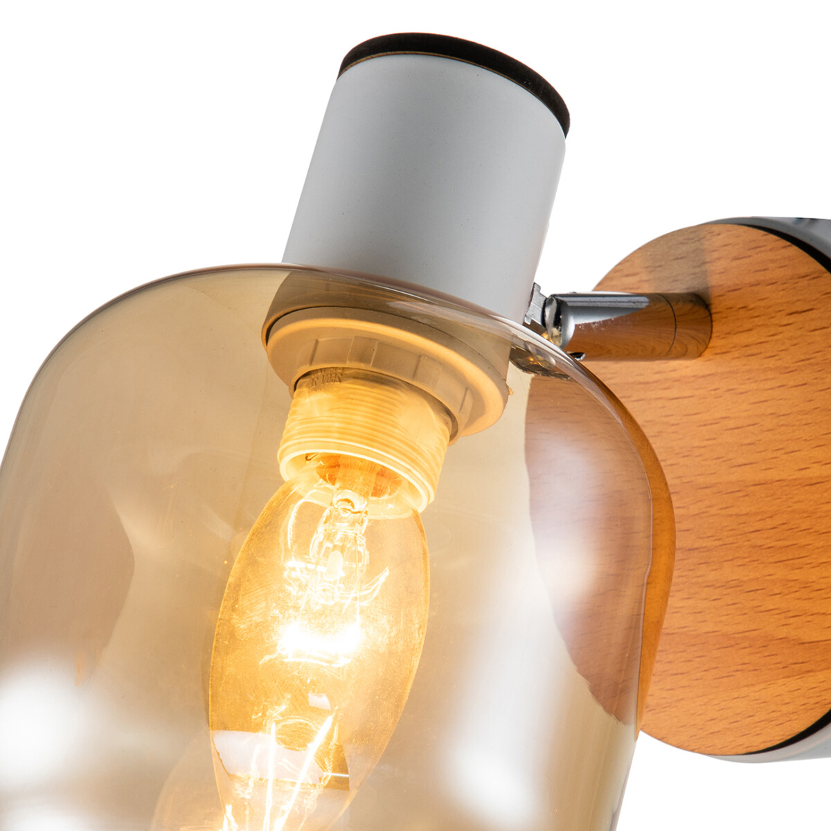 Escada 10177/1A E14*40W White/Chrome/Wood — изображение 4