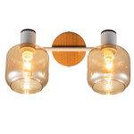 Escada 10177/2A E14*40W White/Chrome/Wood — изображение 3