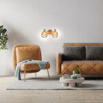 Escada 10177/2A E14*40W White/Chrome/Wood — изображение 5