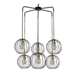 Escada 10176/6 E27*60W Black/Brass — изображение 2