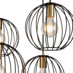 Escada 10176/6 E27*60W Black/Brass — изображение 3