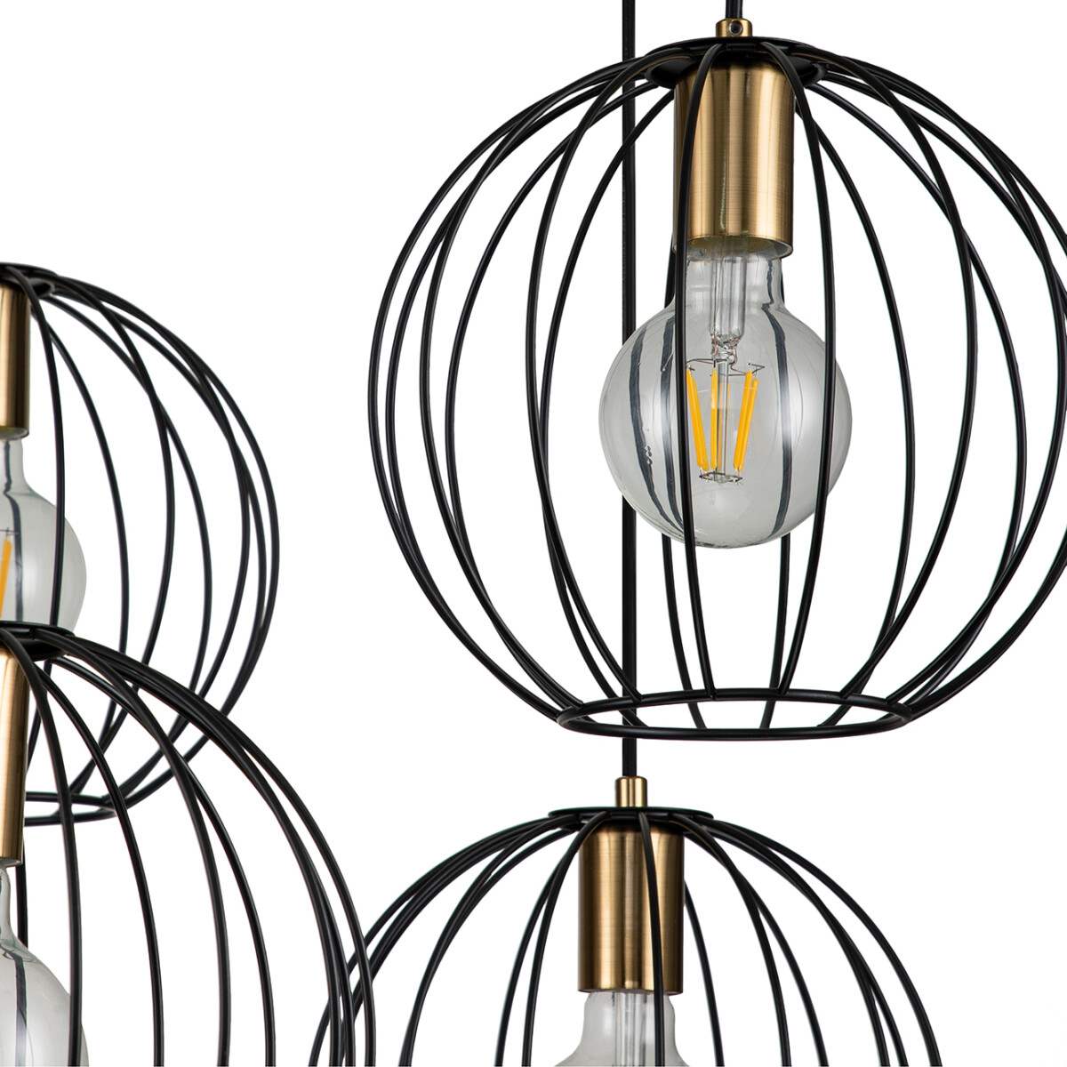 Escada 10176/6 E27*60W Black/Brass — изображение 4