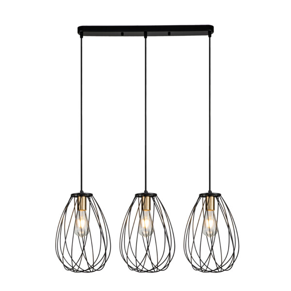 Escada 10180/3S E27*60W Black/Brass