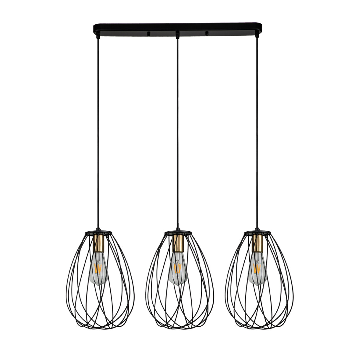 Escada 10180/3S E27*60W Black/Brass — изображение 2