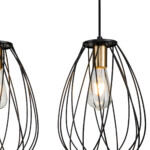 Escada 10180/3S E27*60W Black/Brass — изображение 4