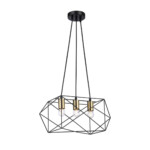 Escada 10174/3PL Е27*60W Black