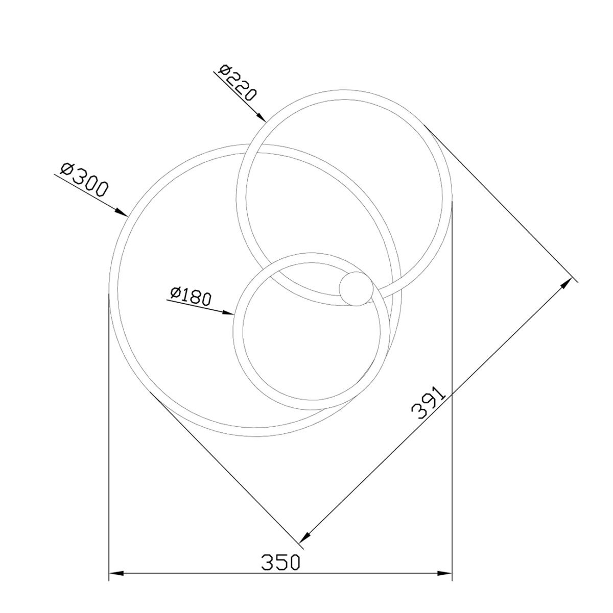 Escada 10213/2 LED*33+23W Chrome/Gold — изображение 3