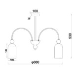 Escada 686/5PL E14*60W Chrome — изображение 6
