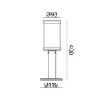 Escada 30003G/03 E27*60W IP44 Dark grey — изображение 3