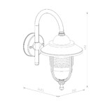 Escada 30010W/01 E27*100W IP44 Black — изображение 4