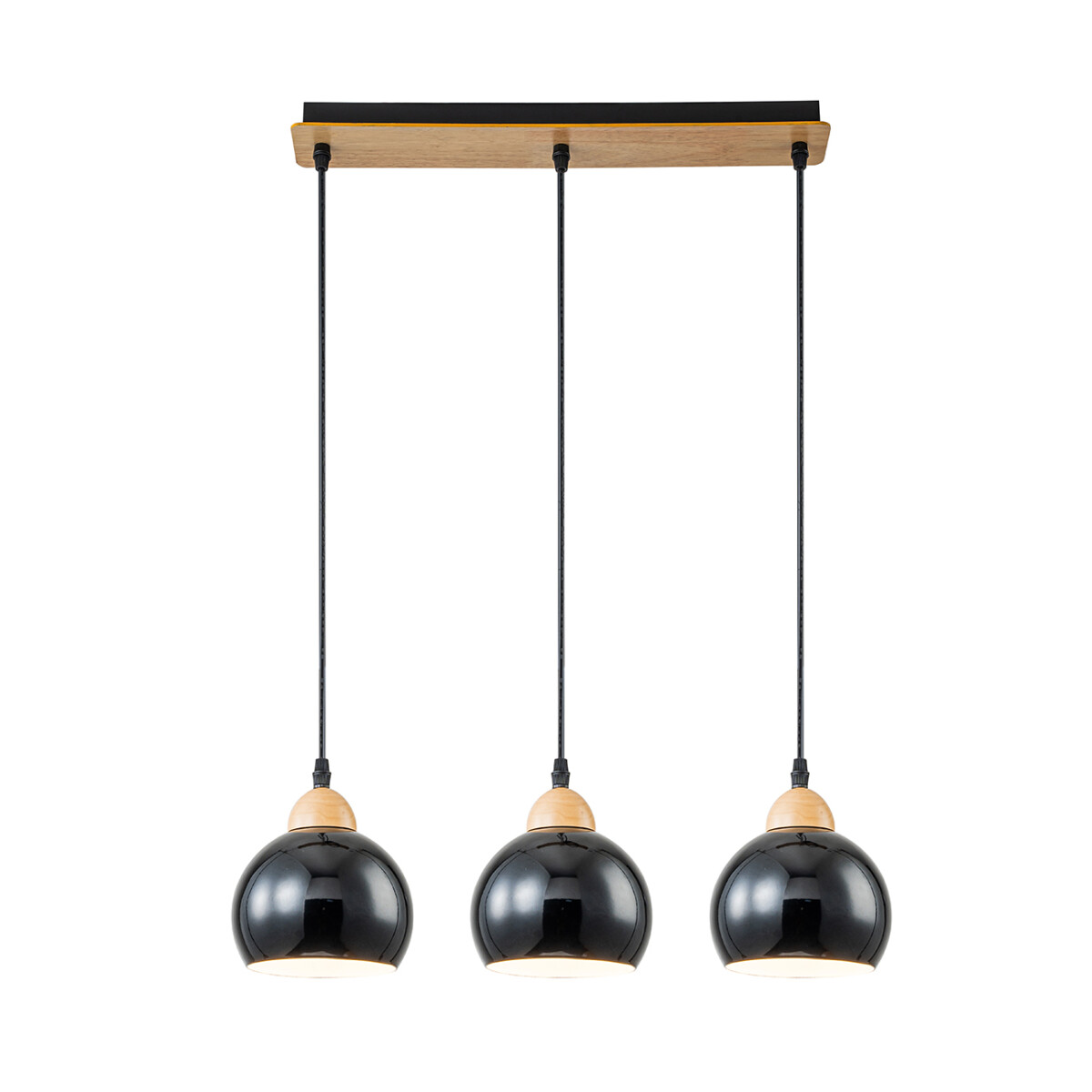 l94300 Escada 10178/3S E27*40W Black/Wood — изображение 1