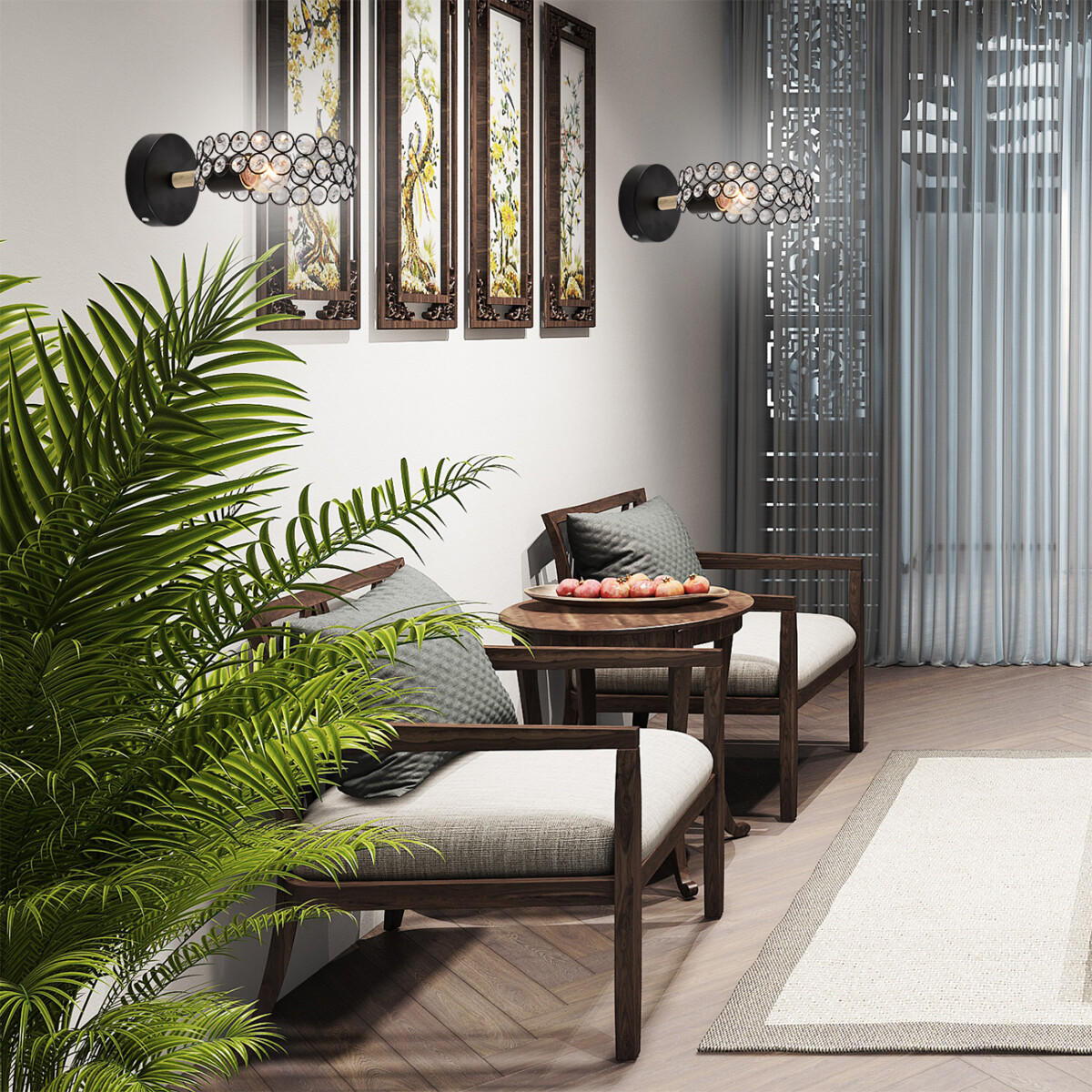 Escada 679/1A E27*60W Black/Wood — изображение 4