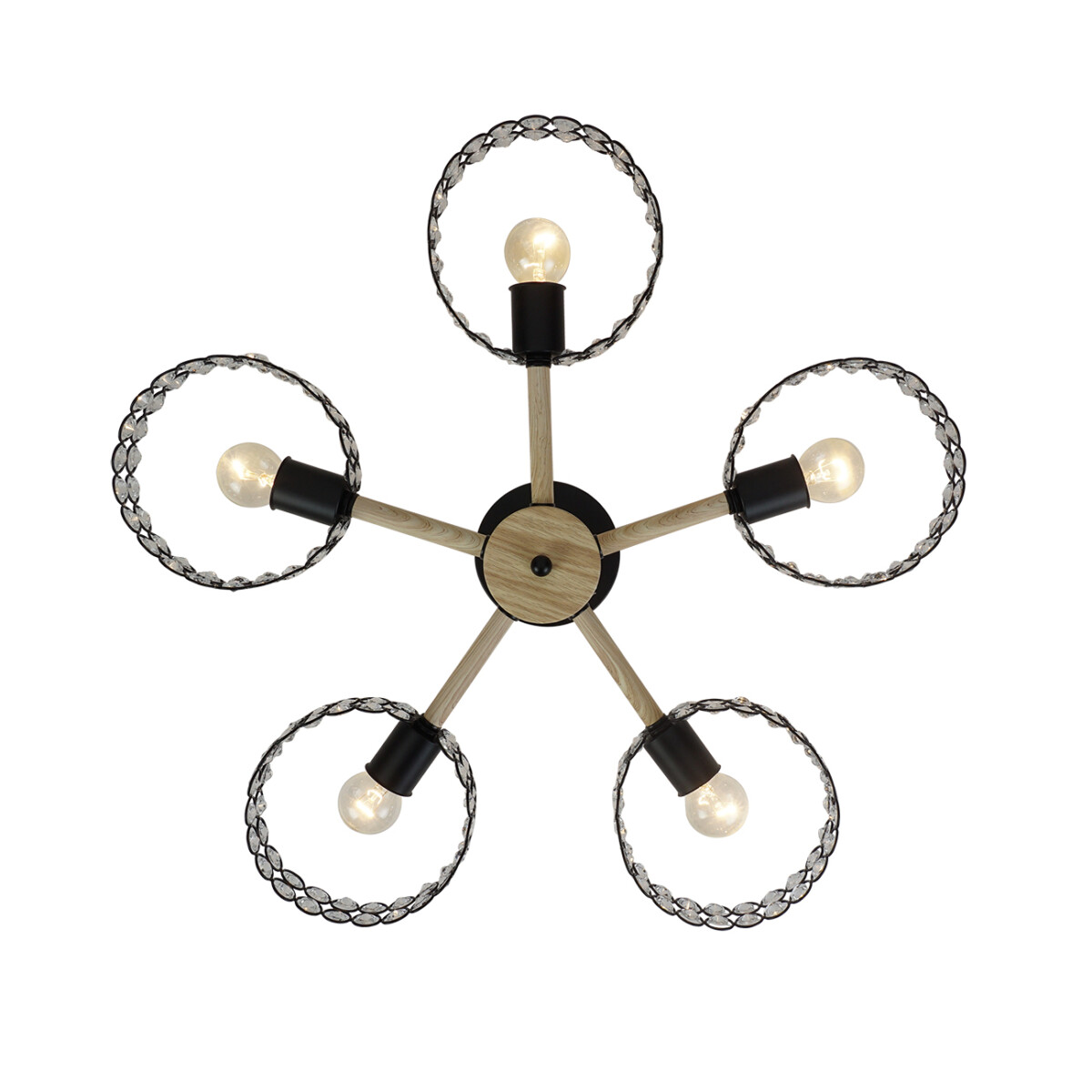 Escada 679/5P E27*60W Black/Wood — изображение 3