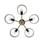 Escada 679/5P E27*60W Black/Wood — изображение 3