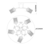 Escada 1105/5PL E27*40W Chrome — изображение 5