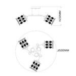 Escada 1106/3PL E27*40W Chrome — изображение 6