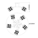 Escada 1106/5PL E27*40W Chrome — изображение 6