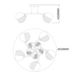 Escada 1119/5PL E27*40W Chrome — изображение 5