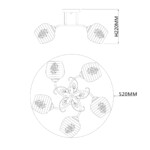 Escada 1121/5PL E27*40W Gold — изображение 5