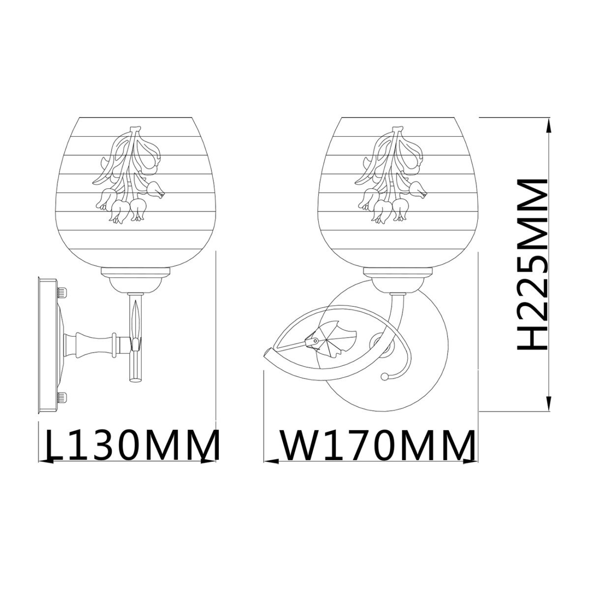 Escada 1121/1A E27*40W Gold — изображение 4