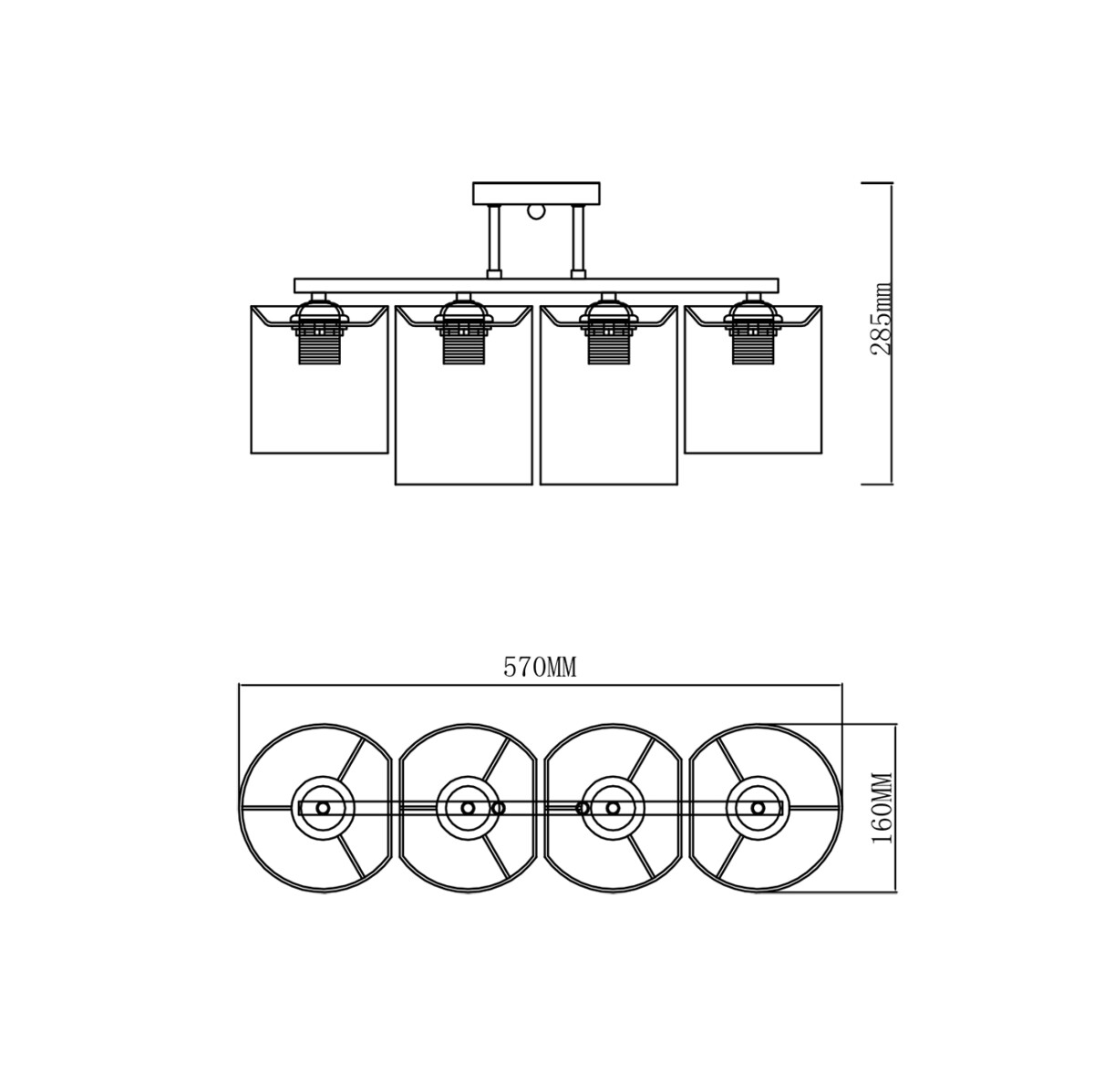 Escada 641/4P E27*60W Black — изображение 6