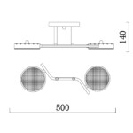 Escada 10273/2 LED*24W Champagne gold — изображение 4