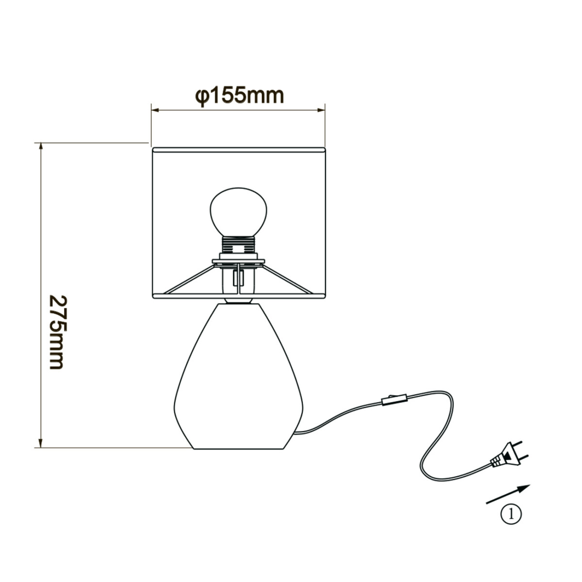 Escada 10168/L E14*40W Grey — изображение 4