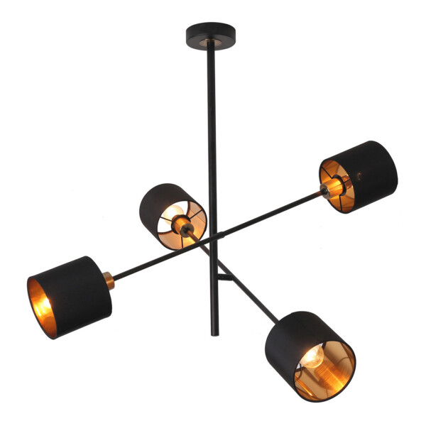 Escada 1109/4P E14*40W Black/Gold